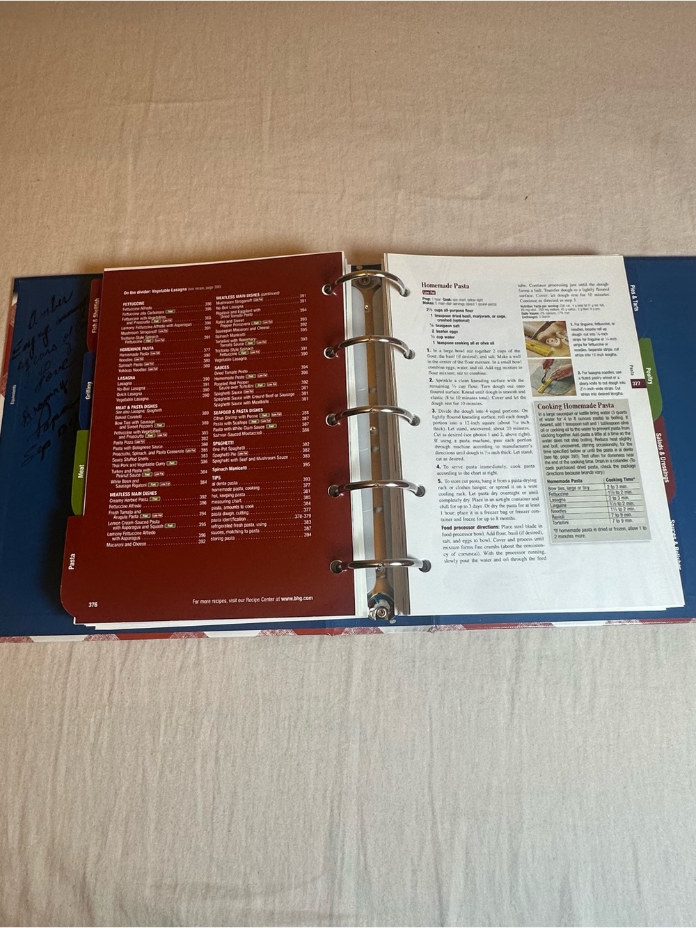 Vintage 12th Edition Better Homes And Gardens Binder New Cookbook 2003 - Picture 8 of 11
